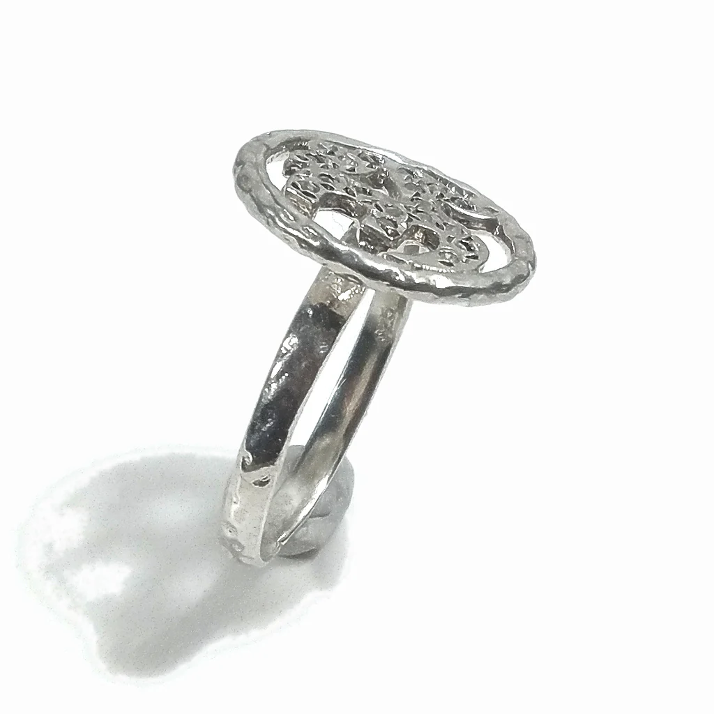 Anello fascia in argento 925 ANELLO ETNICO OM AUM - Image 4