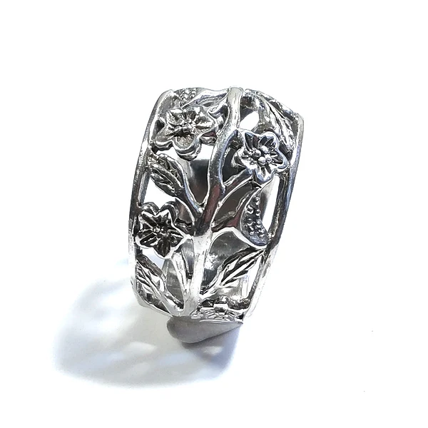 ANELLO fascia MILANA in argento 925 ANELLO artigianale