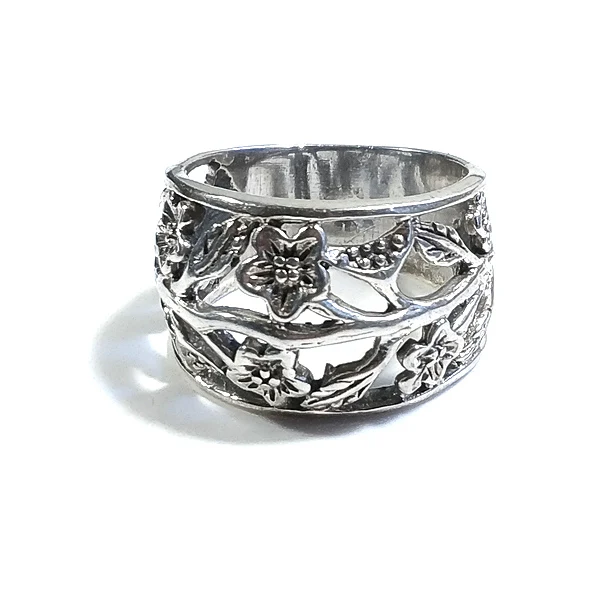 ANELLO fascia MILANA in argento 925 ANELLO artigianale - Image 3