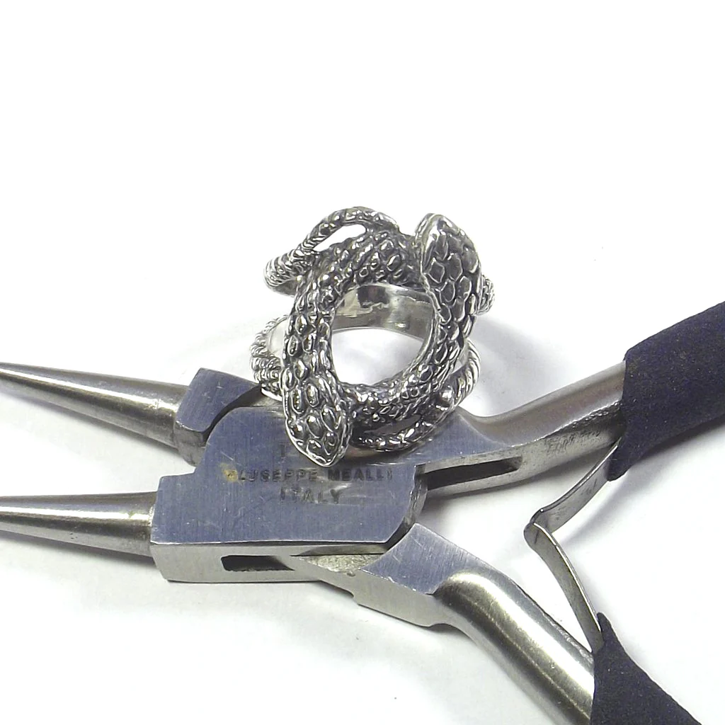 Anello in argento 925 serpenti - SWAMI - Image 5