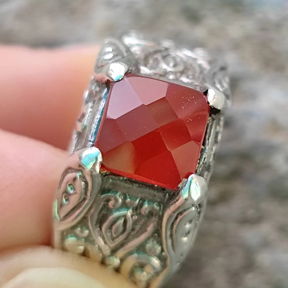 Anello in argento 925 con pietra - NENAVA - Image 2