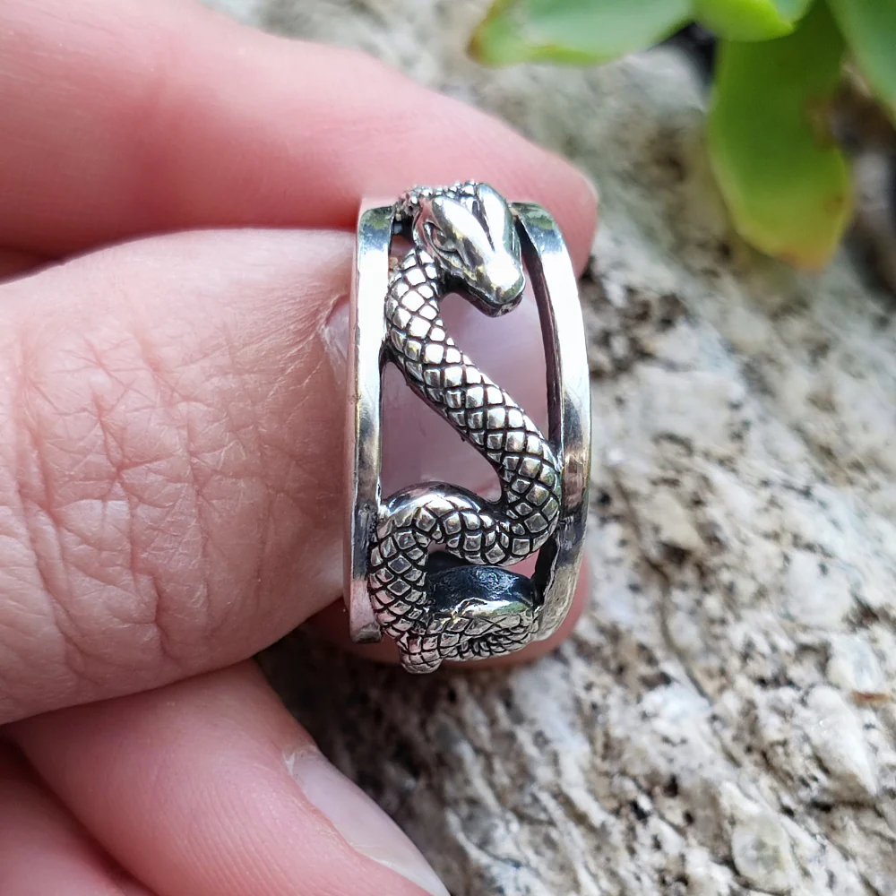 Anello in argento 925 serpenti - AMKHADI - Image 6