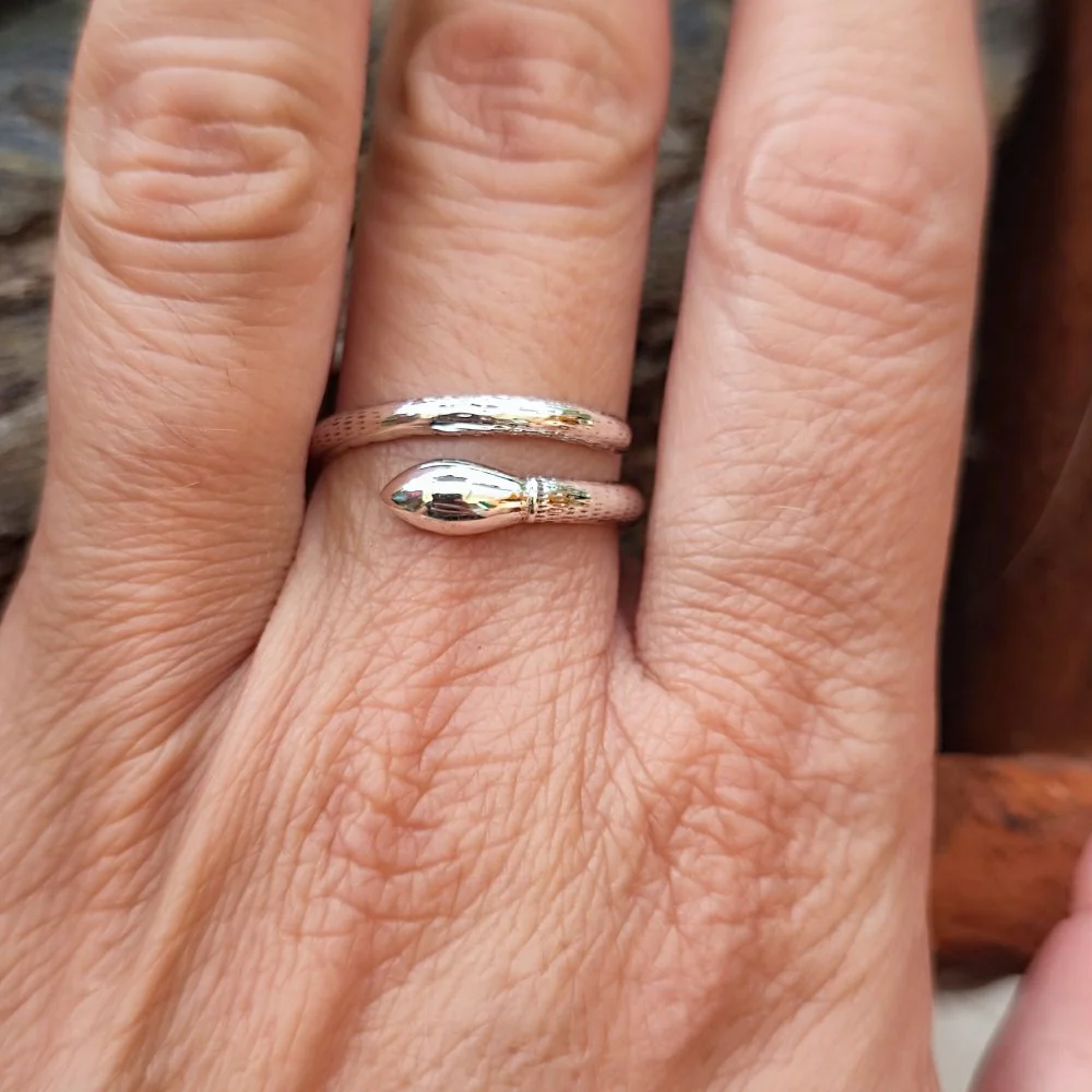 Anello in argento 925 serpenti - HIRMA - Image 2
