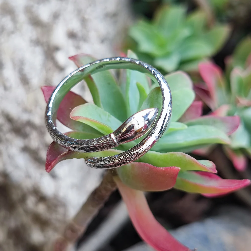 Anello in argento 925 serpenti - HIRMA - Image 5