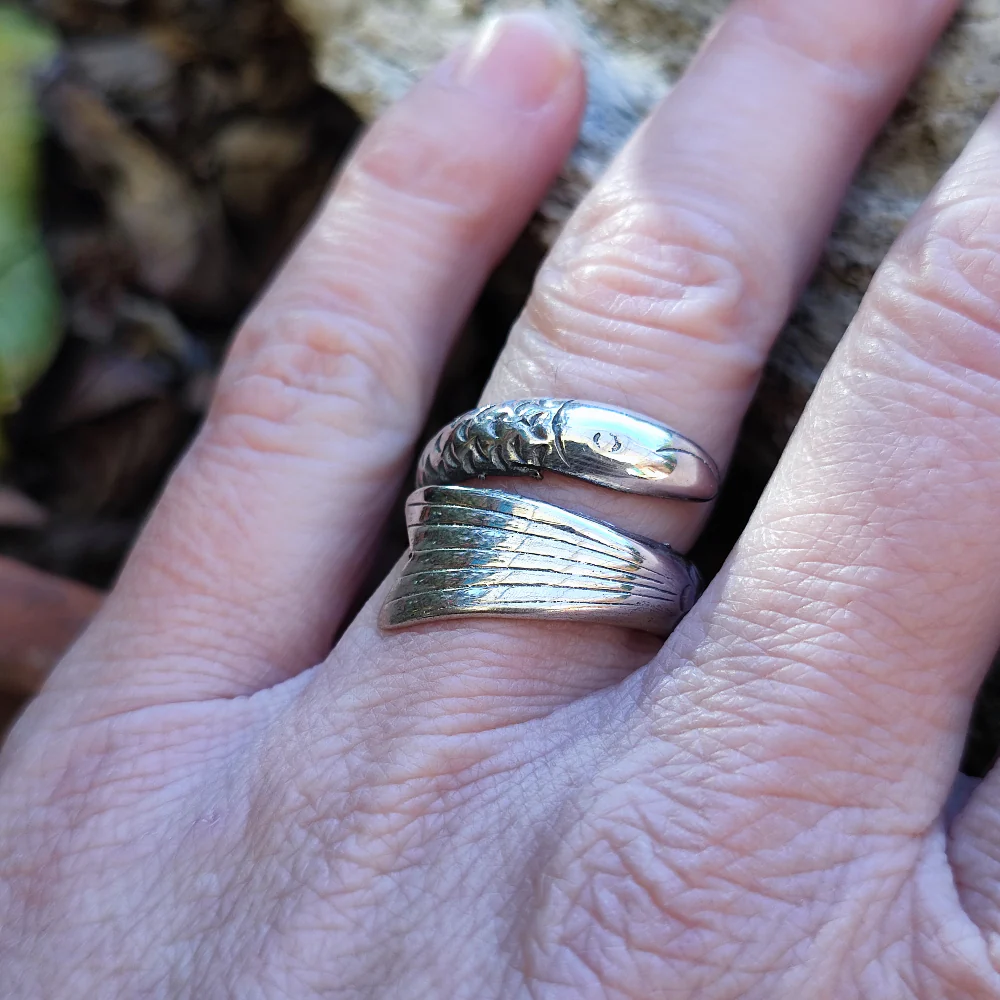 Anello in argento 925 con pesce - SELHEA - Image 2