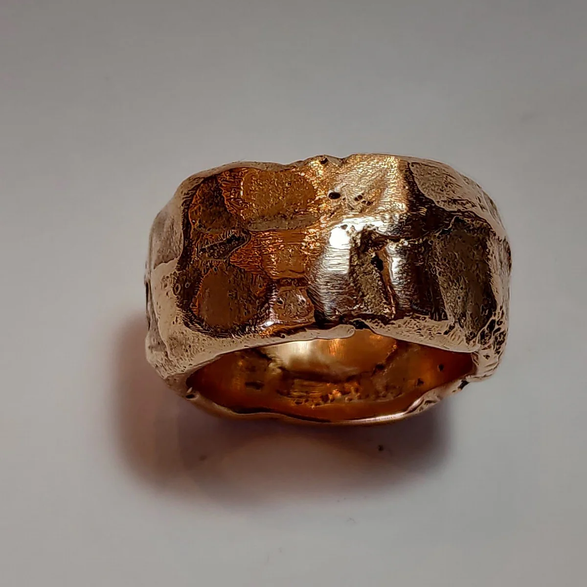 Anello in bronzo e granato - bronzeage1968 - Image 3