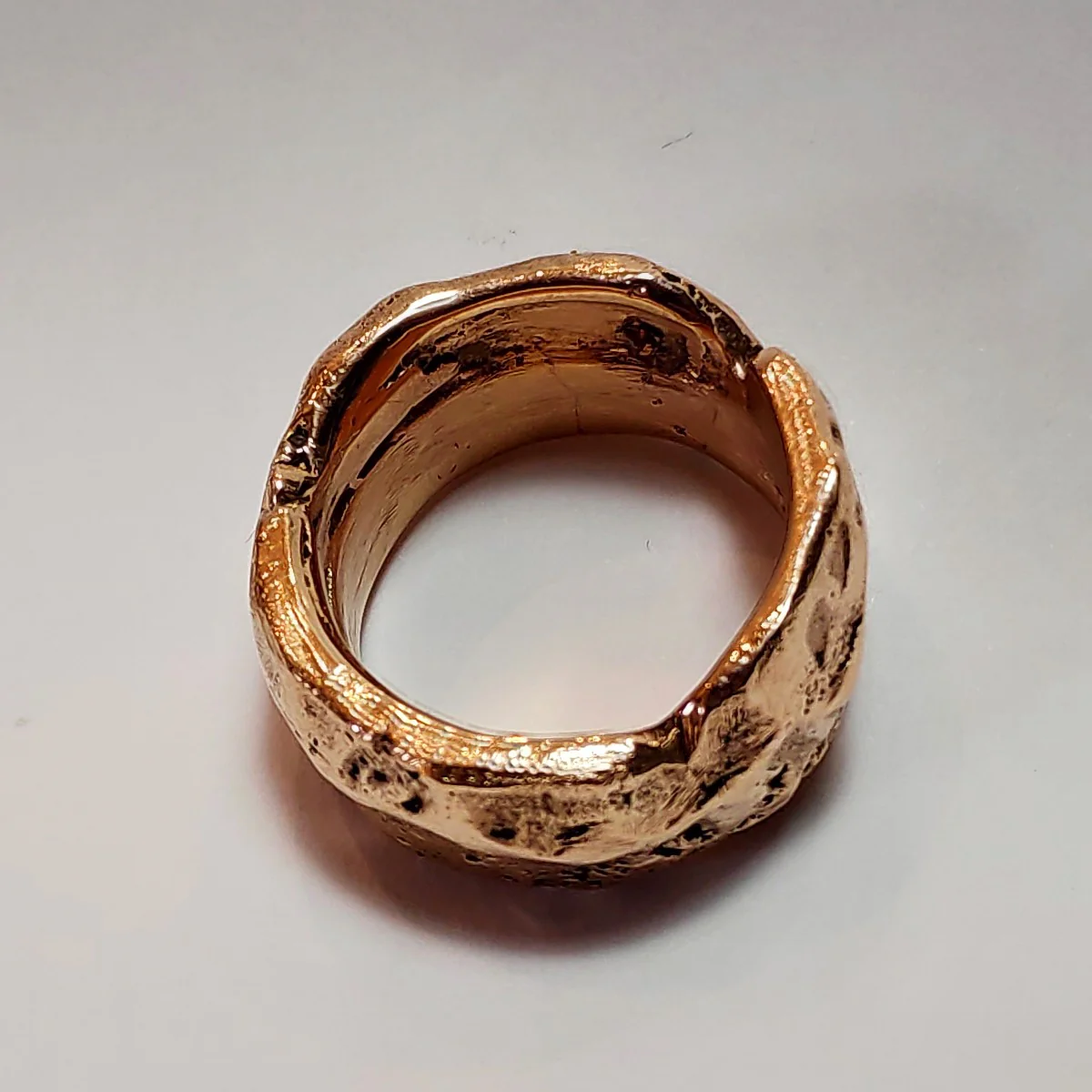 Anello in bronzo e granato - bronzeage1968 - Image 4