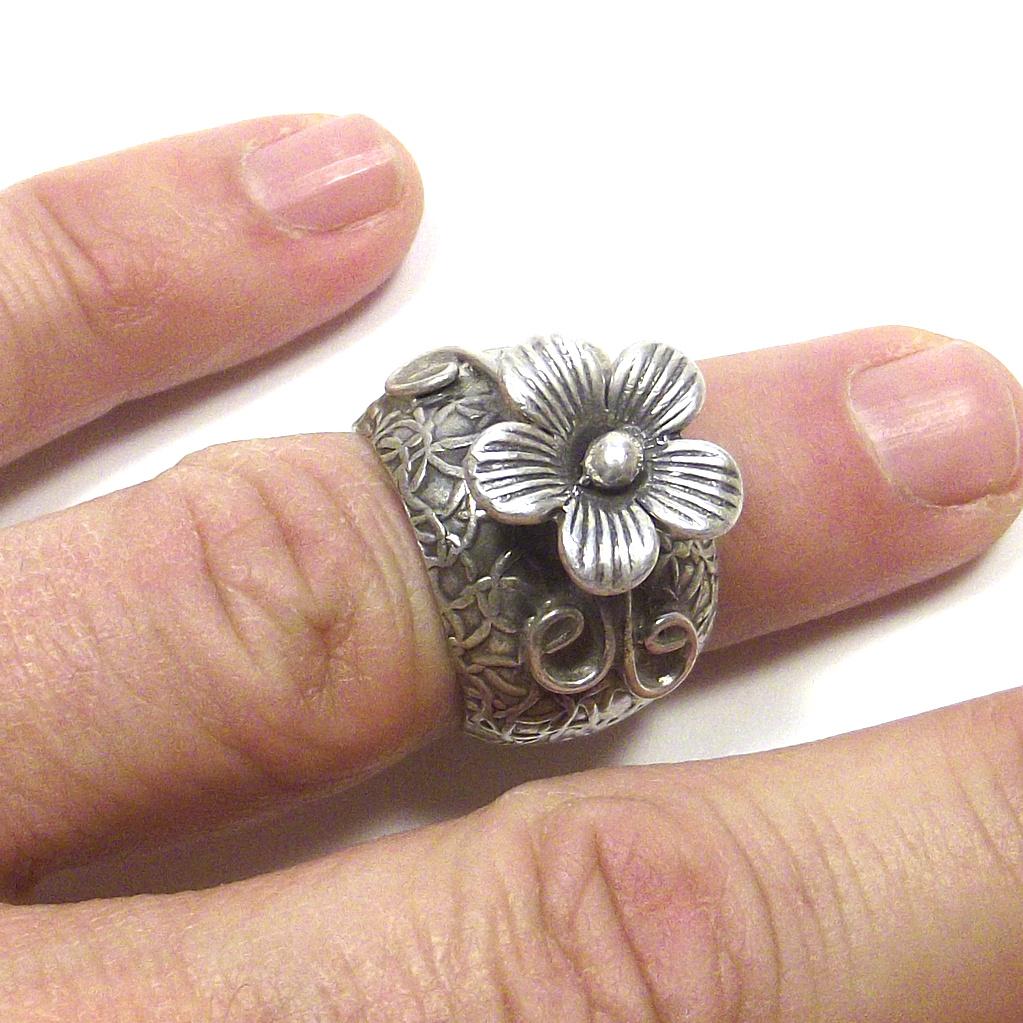 Anello KAREN argento 925 forma di fiore - ETNICO - Image 4