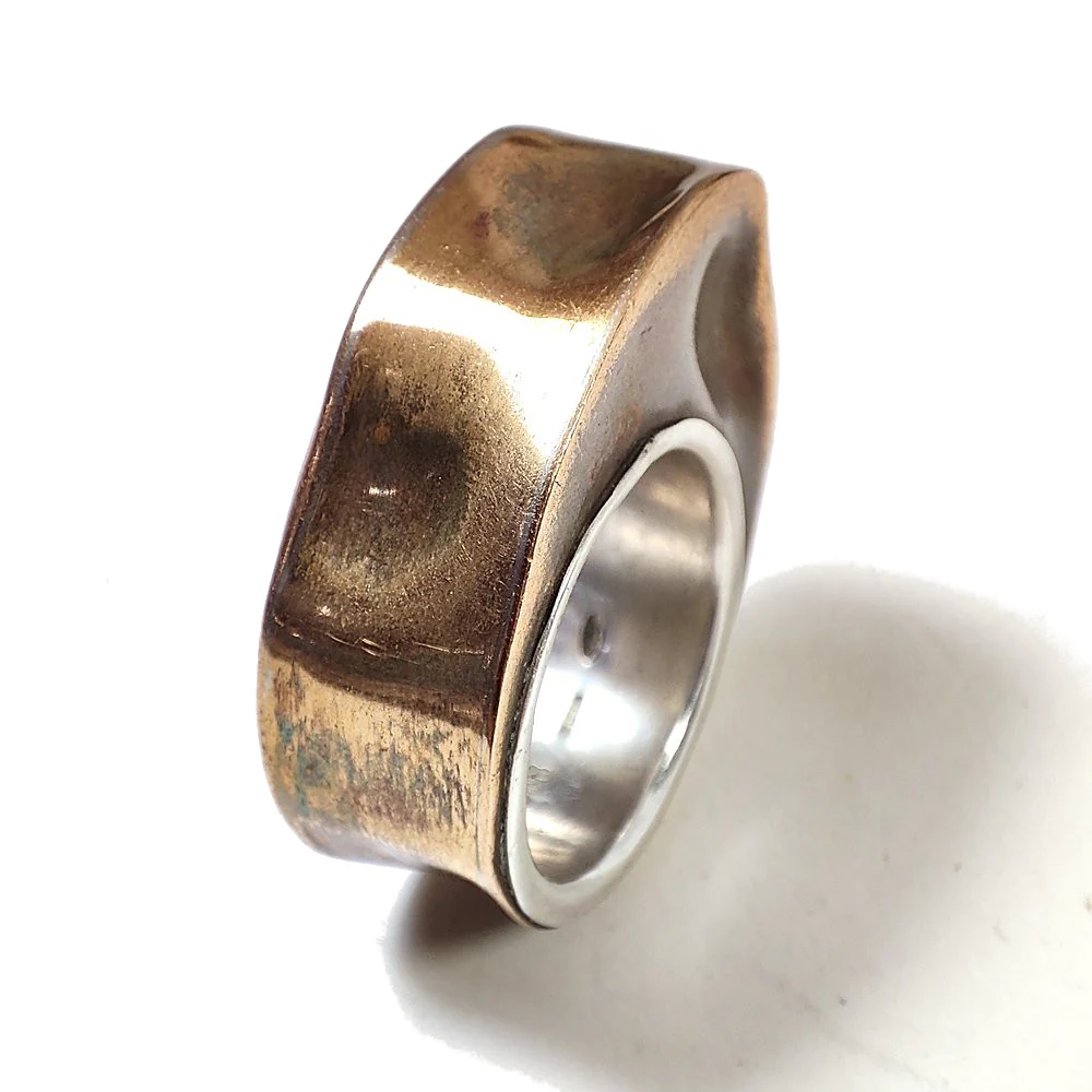 Anello BING in bronzo e argento 925 - bronzeage1968 - Image 3