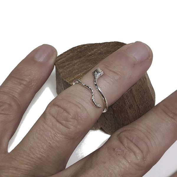 ANELLO serpente DEVENDRA in argento 925 - DEVENDRA - Image 3