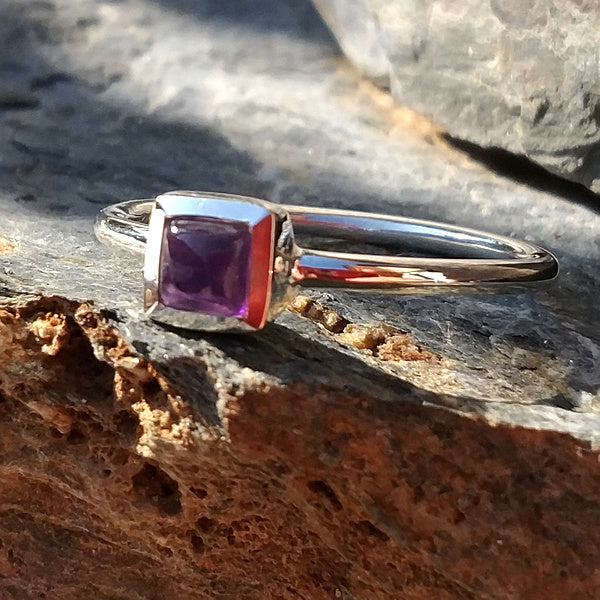 Anello sovrapponibile in argento 925 con pietra - DADO - Image 13