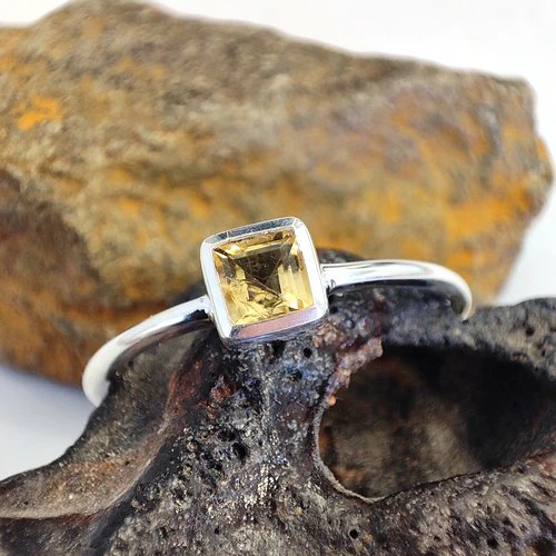 Anello sovrapponibile in argento 925 con pietra - DADO - Image 23