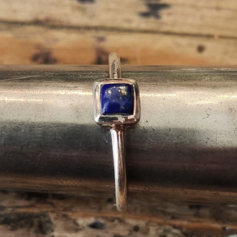 Anello sovrapponibile in argento 925 con pietra - DADO - Image 26
