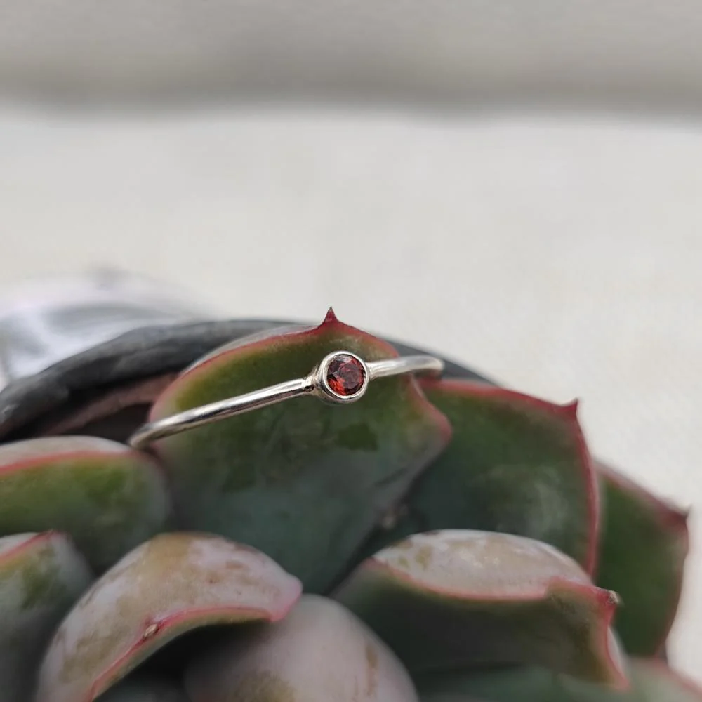 Anello Le LUCCIOLE sovrapponibile in argento 925 con pietra - Image 29