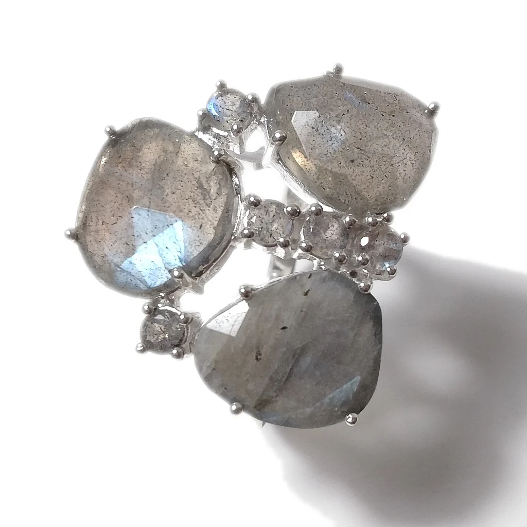 Anello in argento 925 artigianale con pietre - TIFFANY - Image 10