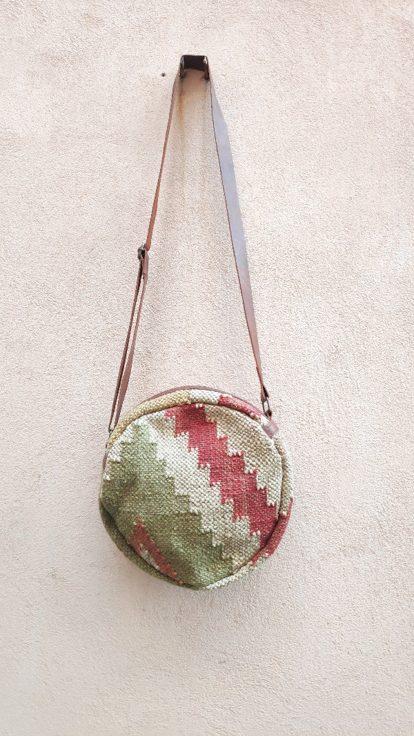 Borsa artigianale realizzato con KILIM e Cuoio - Image 3
