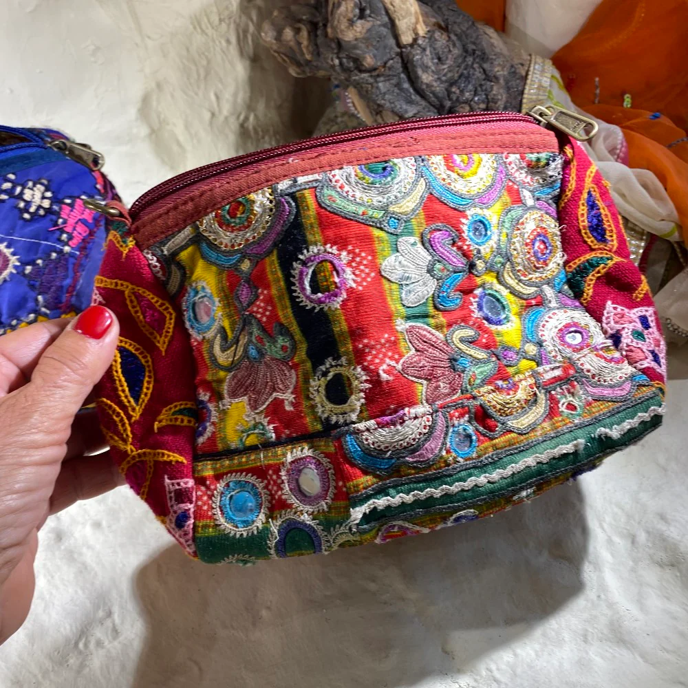 Borsetta RABARi KHA multiuso - pochette / tracolla / beauty case / astuccio Vintage - Image 4