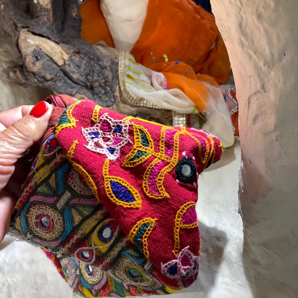 Borsetta RABARi KHA multiuso - pochette / tracolla / beauty case / astuccio Vintage - Image 6