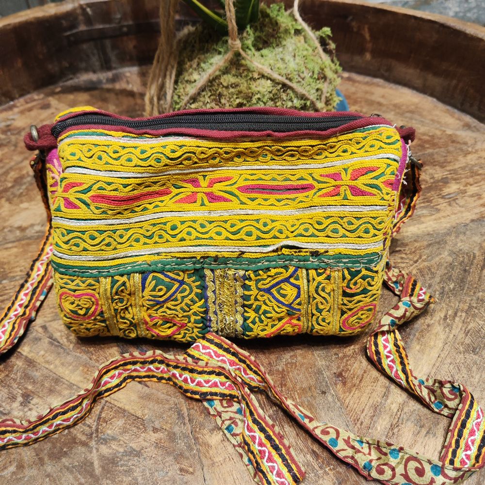 Borsetta RABARi KHA multiuso - pochette / tracolla / beauty case / astuccio Vintage | Borsette indiane - Image 2