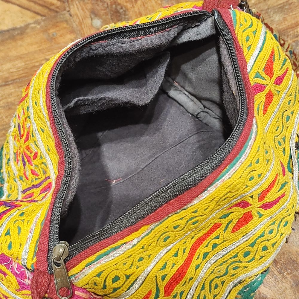 Borsetta RABARi KHA multiuso - pochette / tracolla / beauty case / astuccio Vintage | Borsette indiane - Image 3