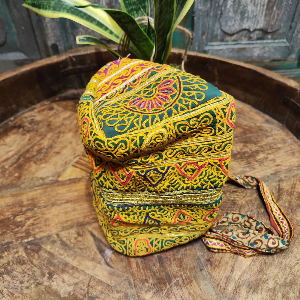 Borsetta RABARi KHA multiuso - pochette / tracolla / beauty case / astuccio Vintage | Borsette indiane - Image 6