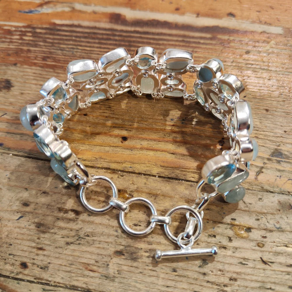 Bracciale ACQUAMARINA argento 925 - DUNE - Image 9
