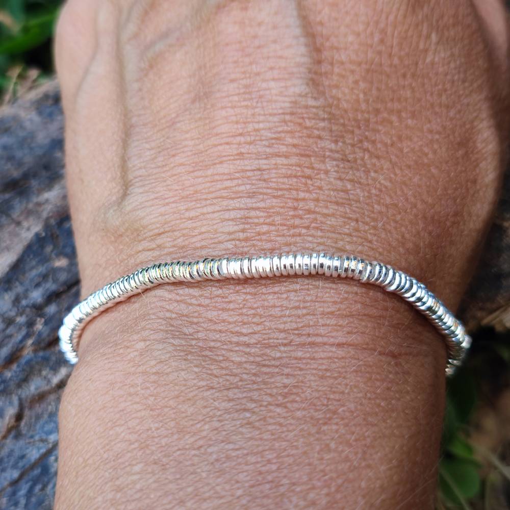 BRACCIALE ARGENTO a dischi piccoli - GULMARG - Image 2