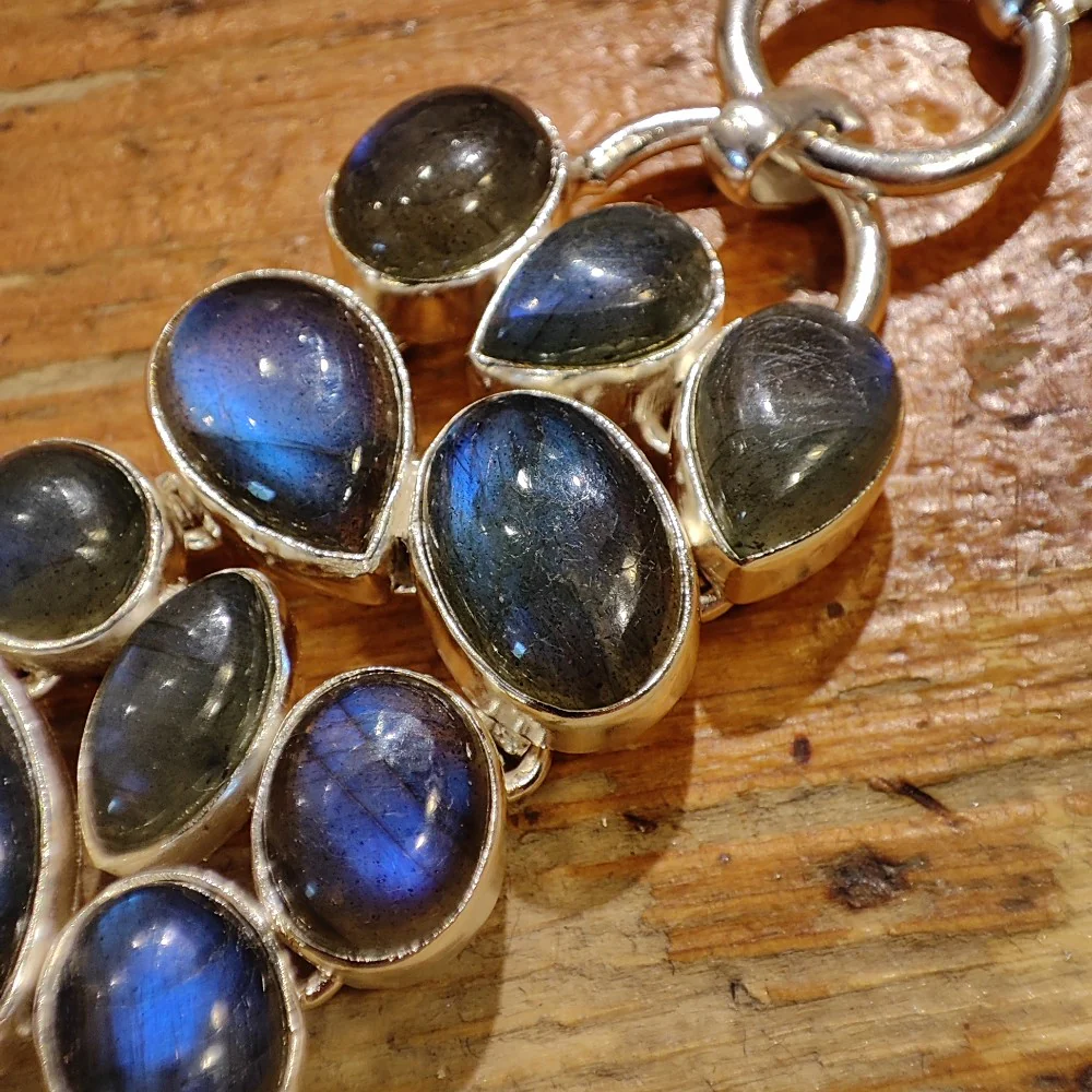 Bracciale argento 925 LABRADORITE - ESTER - Image 4