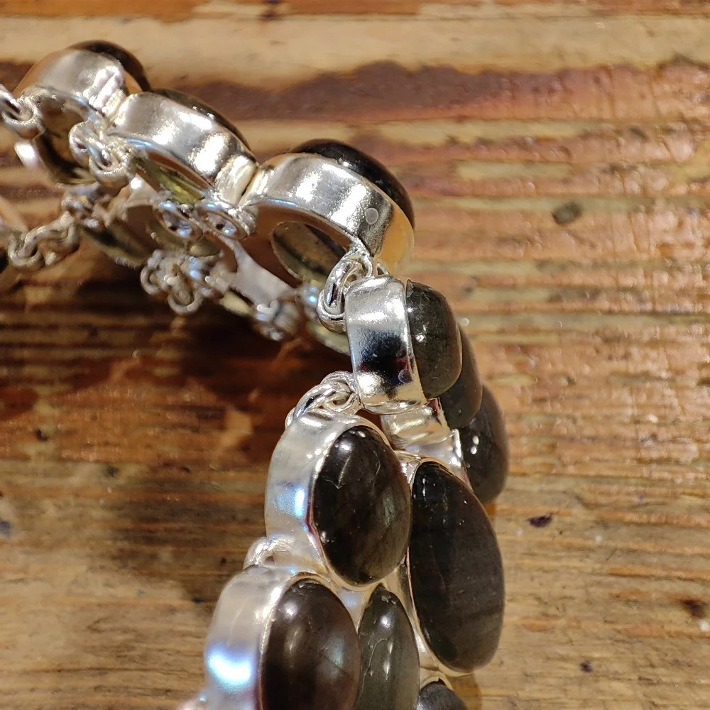 Bracciale argento 925 LABRADORITE - ESTER - Image 6