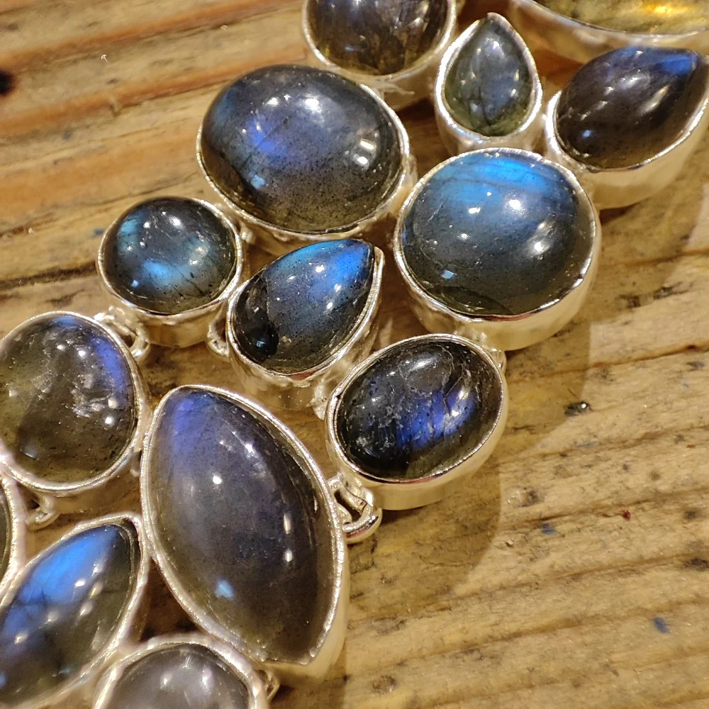 Bracciale argento 925 LABRADORITE - ESTER - Image 8