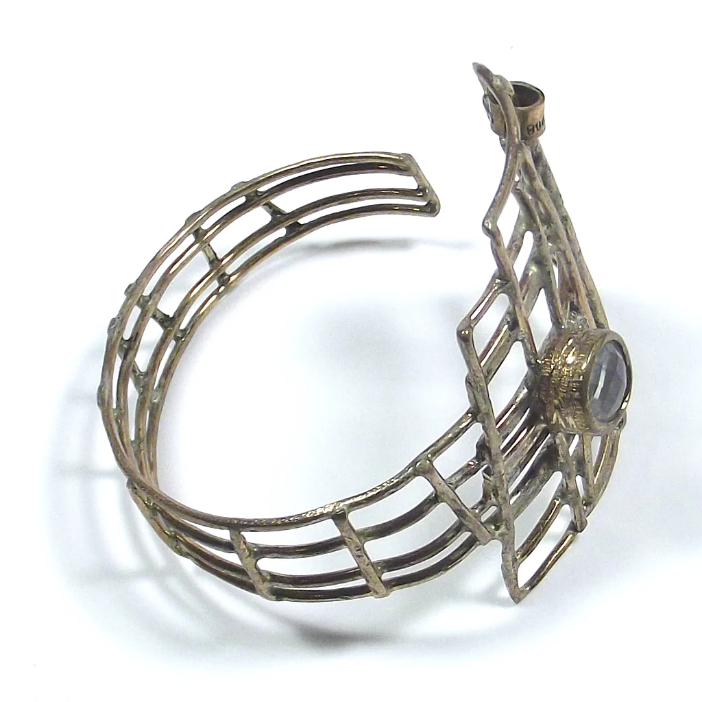 BRACCIALE artigianale con amteista verde - bronzeage1968 | PEZZO UNICO - Image 7