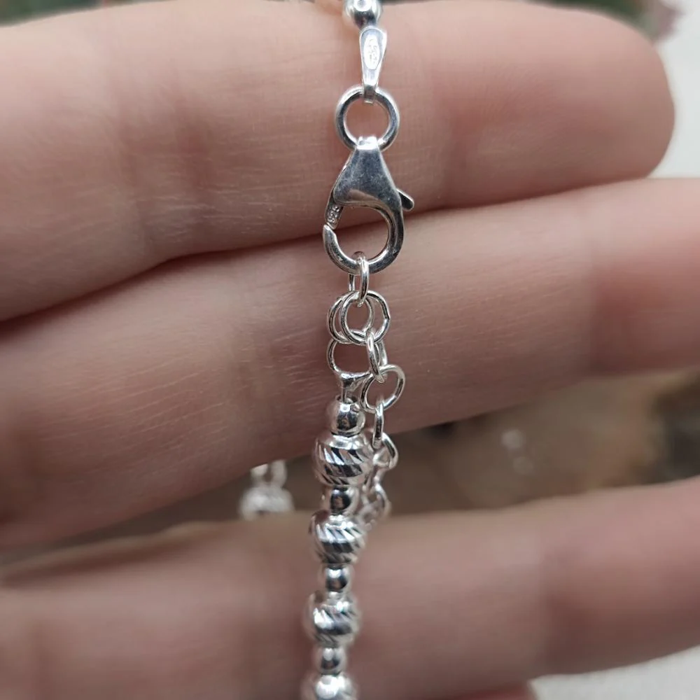BRACCIALE artigianale in argento 925 - NAGARI - Image 5