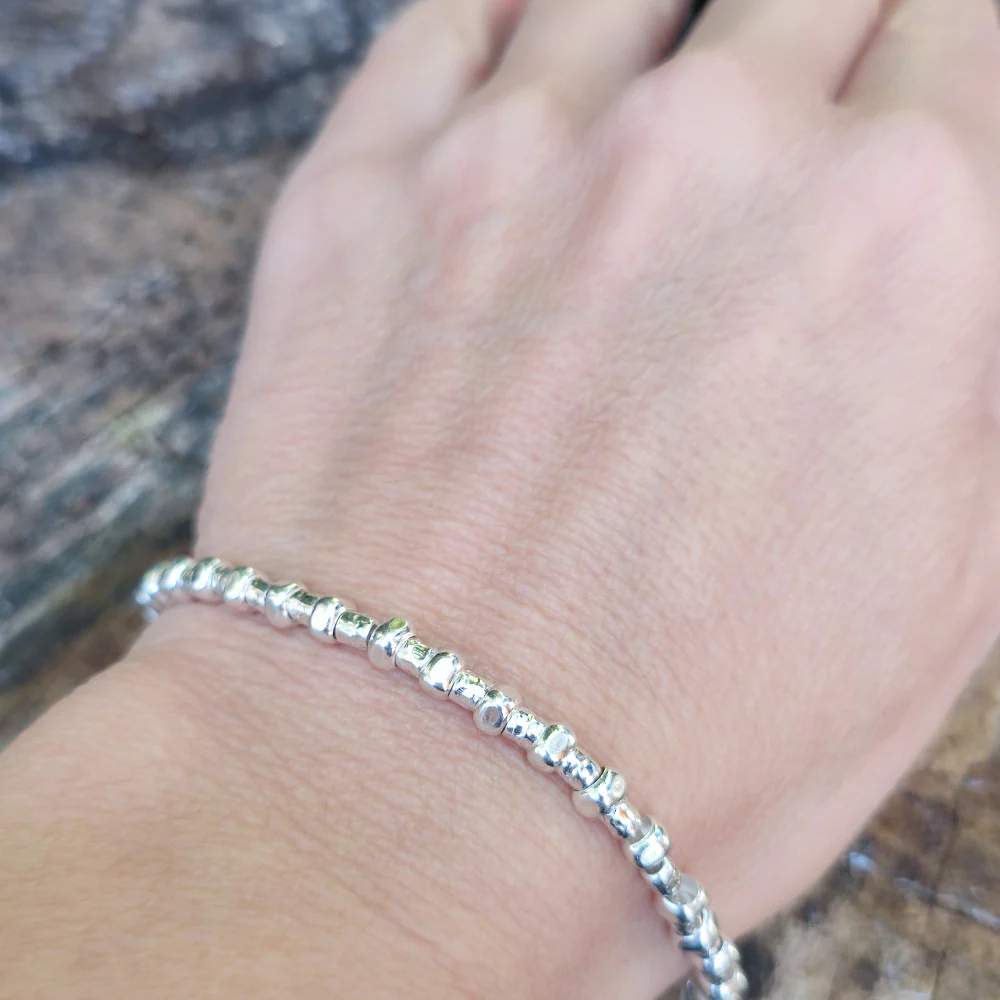 BRACCIALE artigianale pepite martellate - TIMMY - Image 3