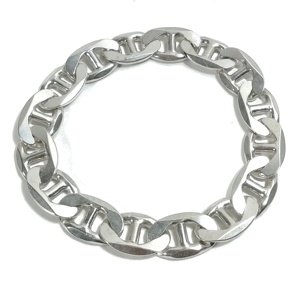 Bracciale d'argento in argento 925 Bracciale maglia marina | GIOIELLI IN ARGENTO - Image 2