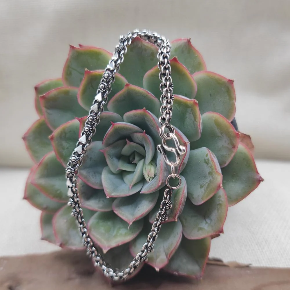 Bracciale etnico in argento 925 unisex - NAGAR - Image 2