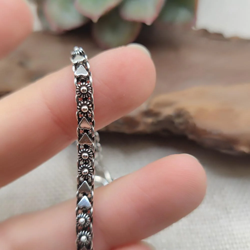 Bracciale etnico in argento 925 unisex - NAGAR - Image 3