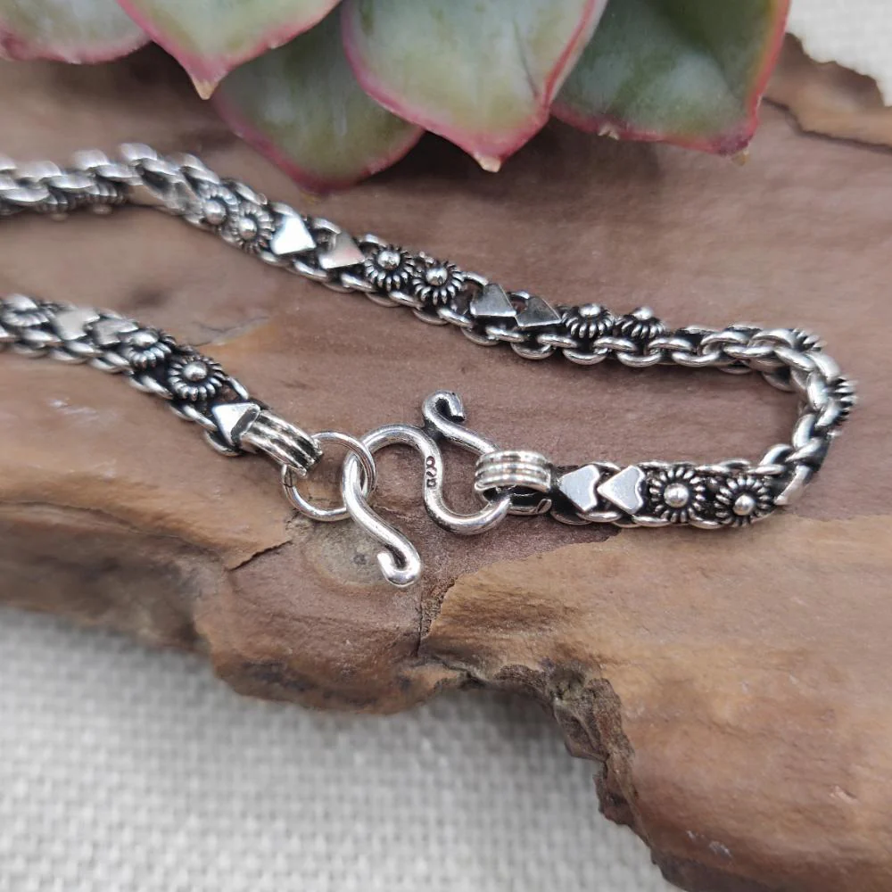 Bracciale etnico in argento 925 unisex - NAGAR - Image 4
