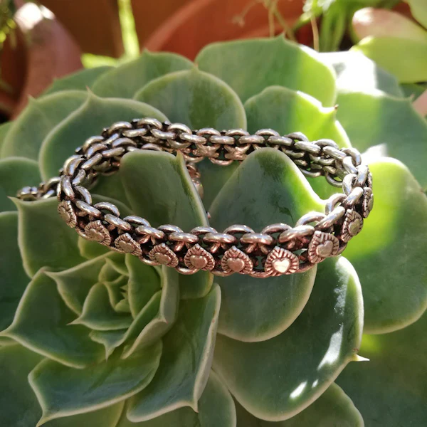 Bracciale etnico KIRAN in argento 925 - Image 2