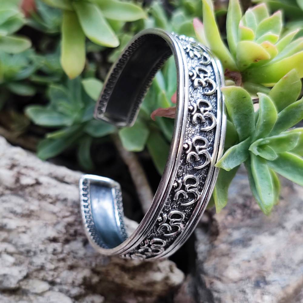 Bracciale in argento 925 OM - RUNIMAHUL - Image 2