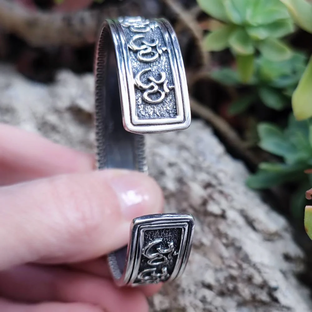 Bracciale in argento 925 OM - RUNIMAHUL - Image 3