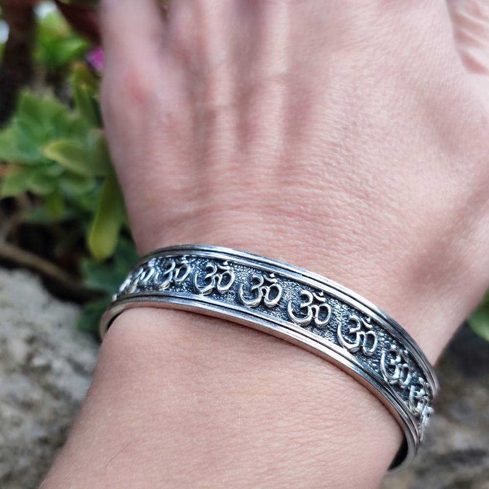 Bracciale in argento 925 OM - RUNIMAHUL - Image 4