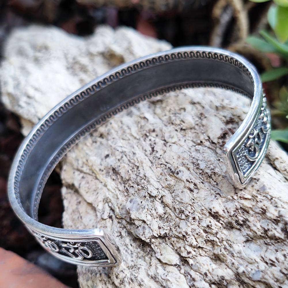 Bracciale in argento 925 OM - RUNIMAHUL - Image 8