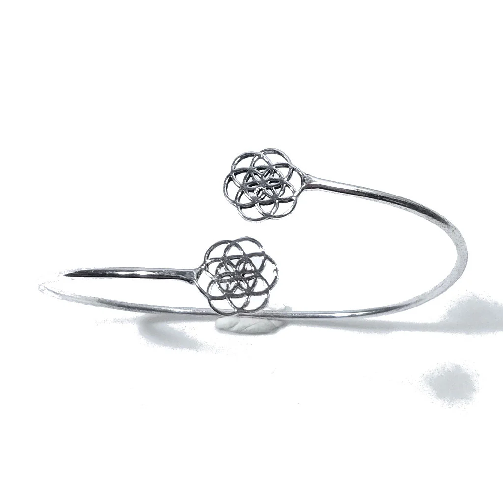 Bracciale in ottone FIORE della VITA - LIFE - Image 3