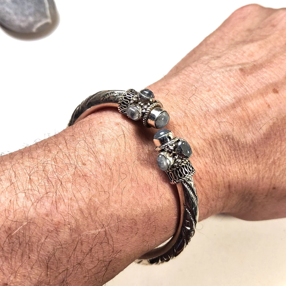 Bracciale MAHA con Labradorite  in argento 925 - Image 2