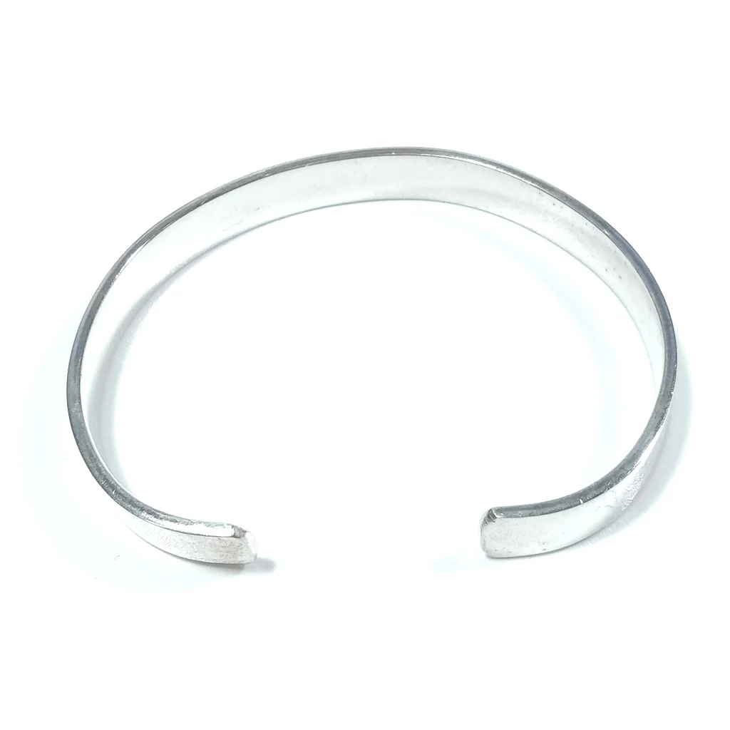 Bracciale rigido d'argento in argento 925 Bracciale artigianale | Bracciale Schiava - Image 2