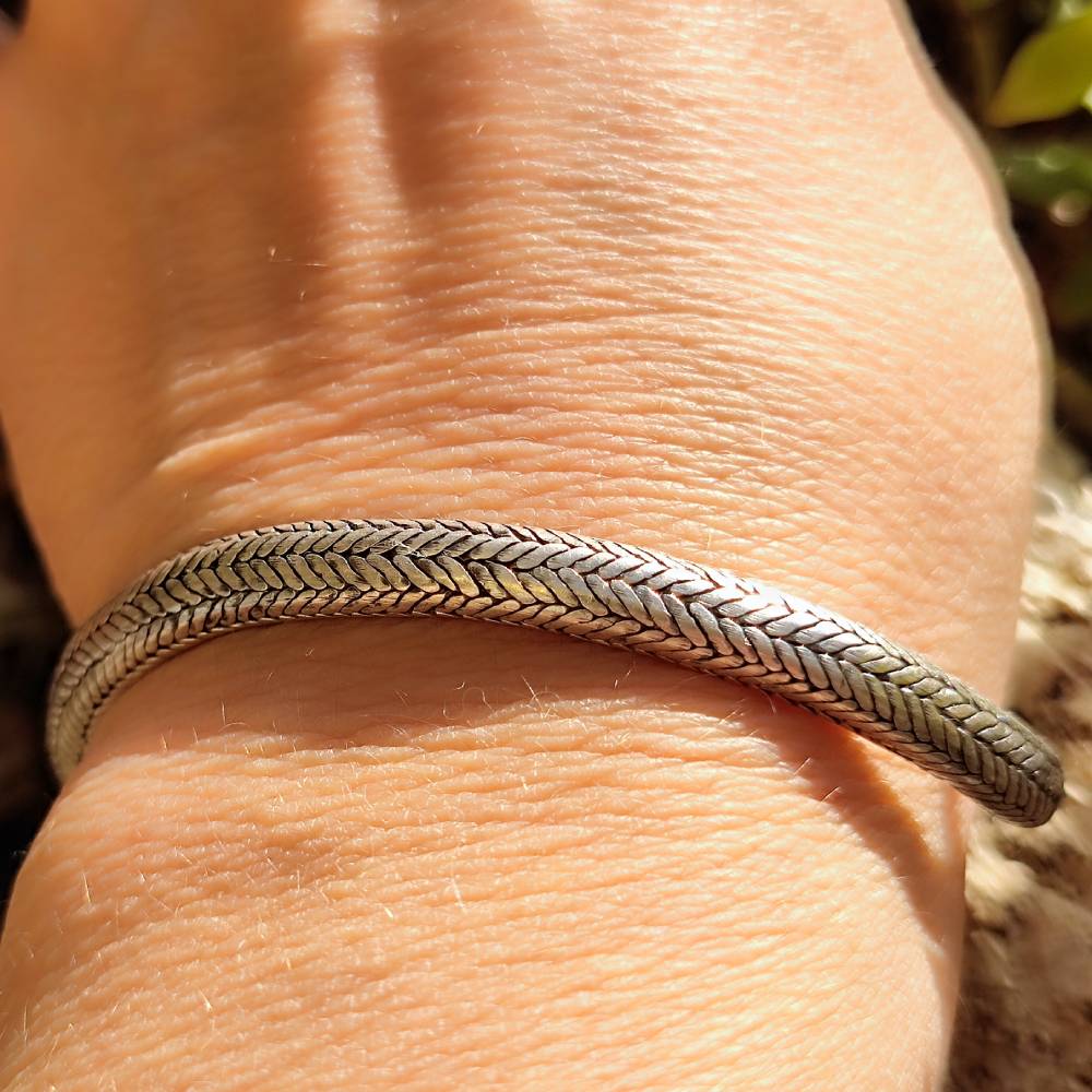 Bracciale Snake argento uomo e donna - MUGLAI - Image 2
