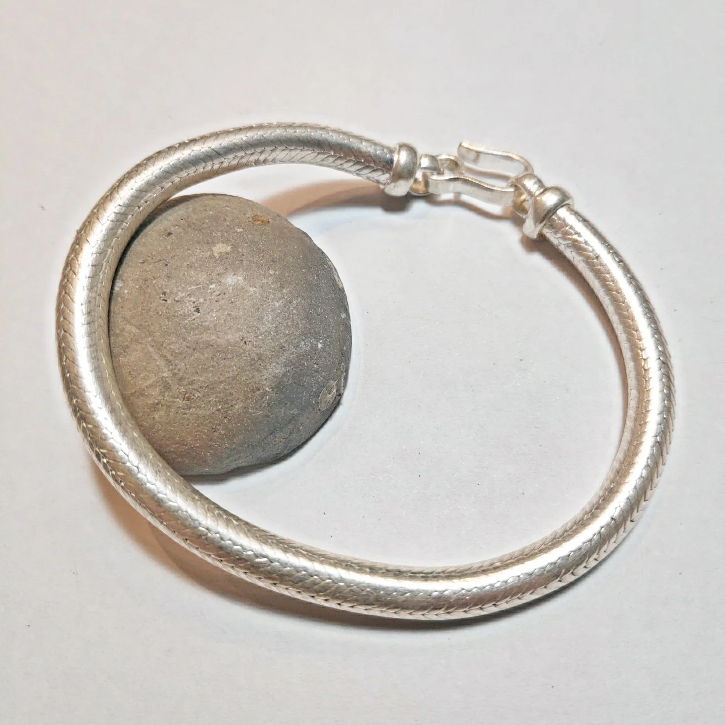 Bracciale Snake uomo donna argento tondo - RANDA