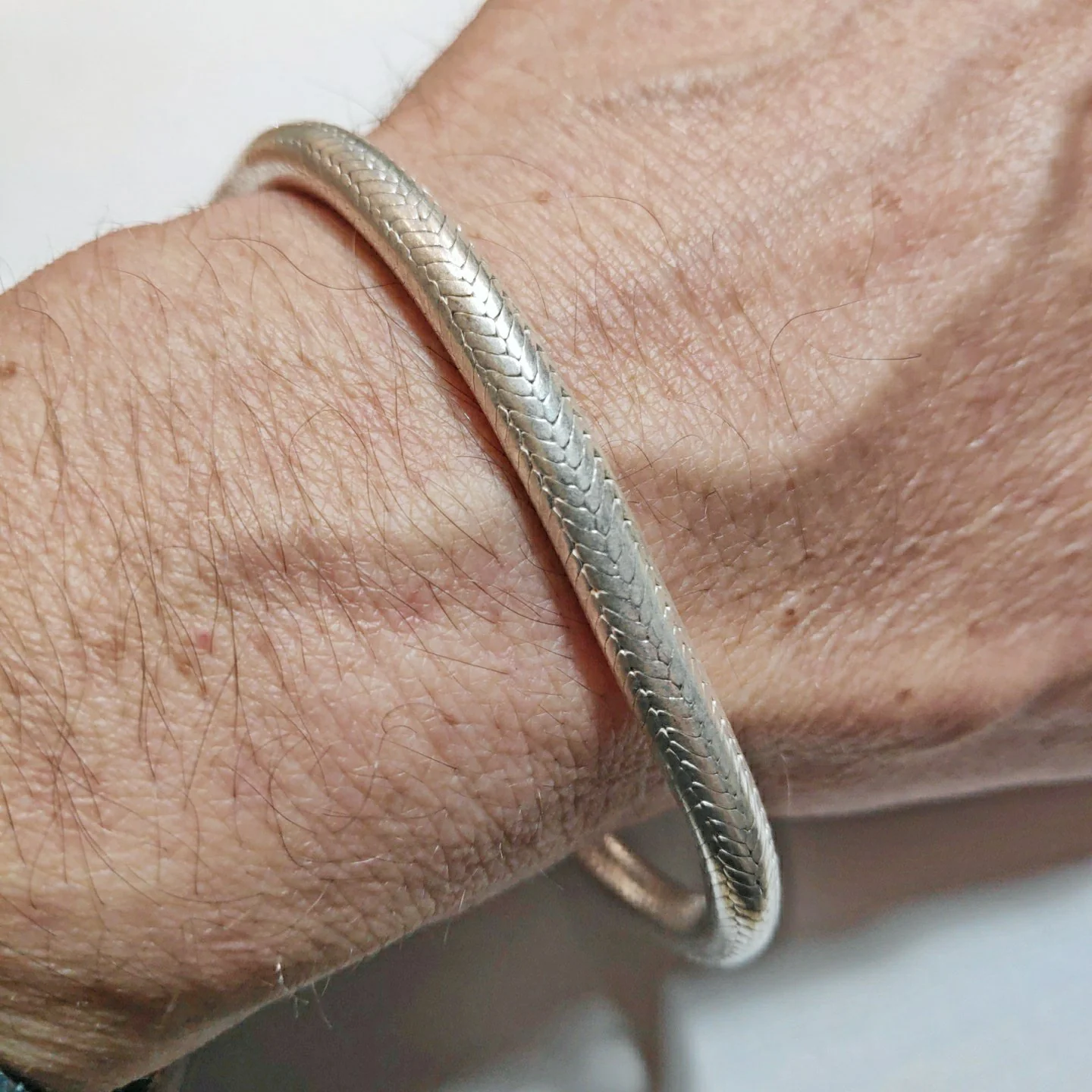 Bracciale Snake uomo donna argento tondo - RANDA - Image 2