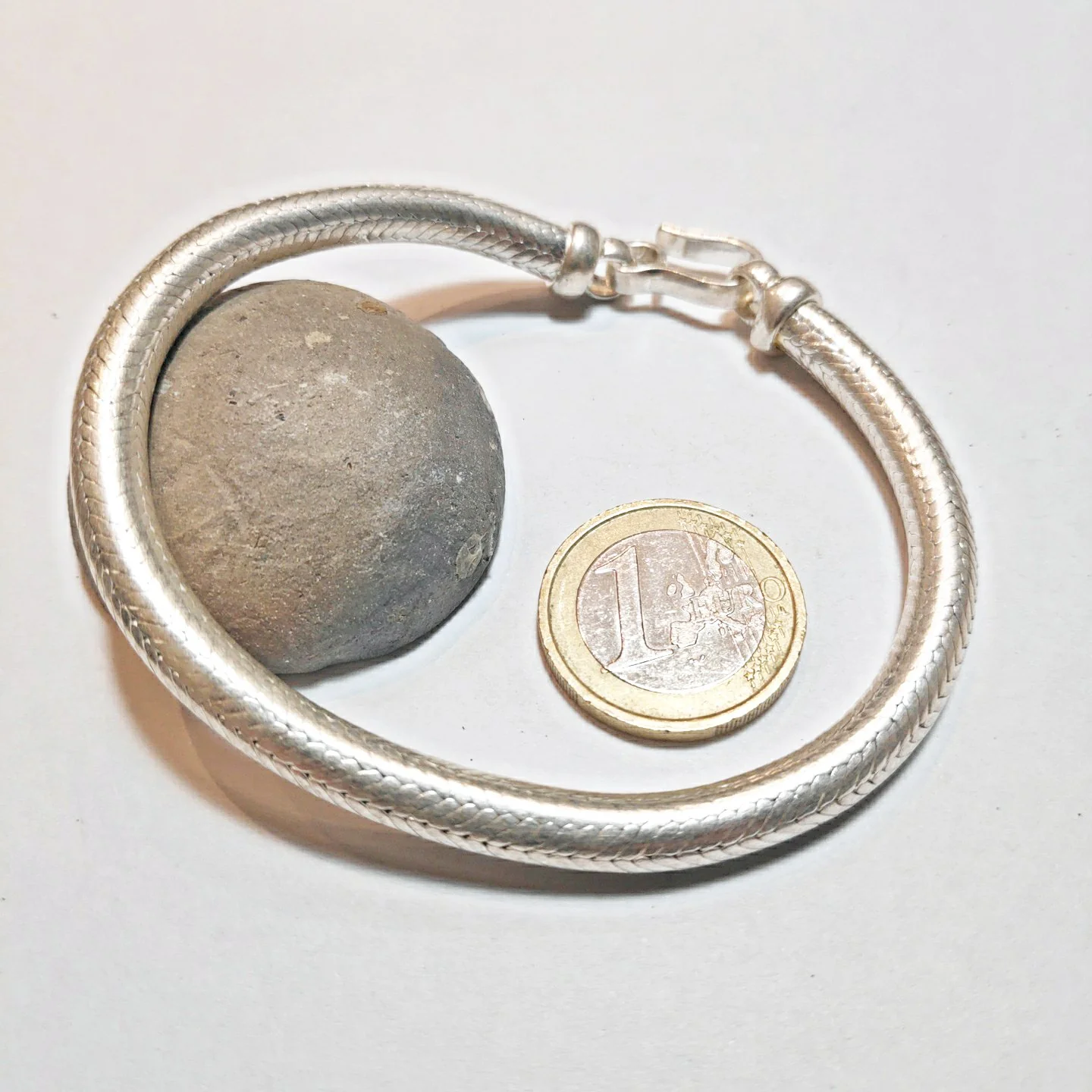 Bracciale Snake uomo donna argento tondo - RANDA - Image 3