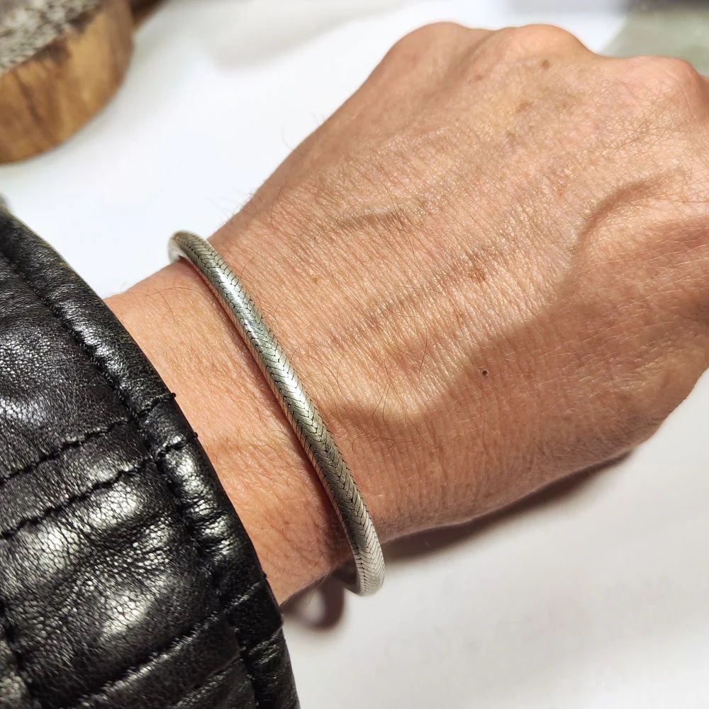 Bracciale SNAKE argento 925 unisex - SAMA - Image 2